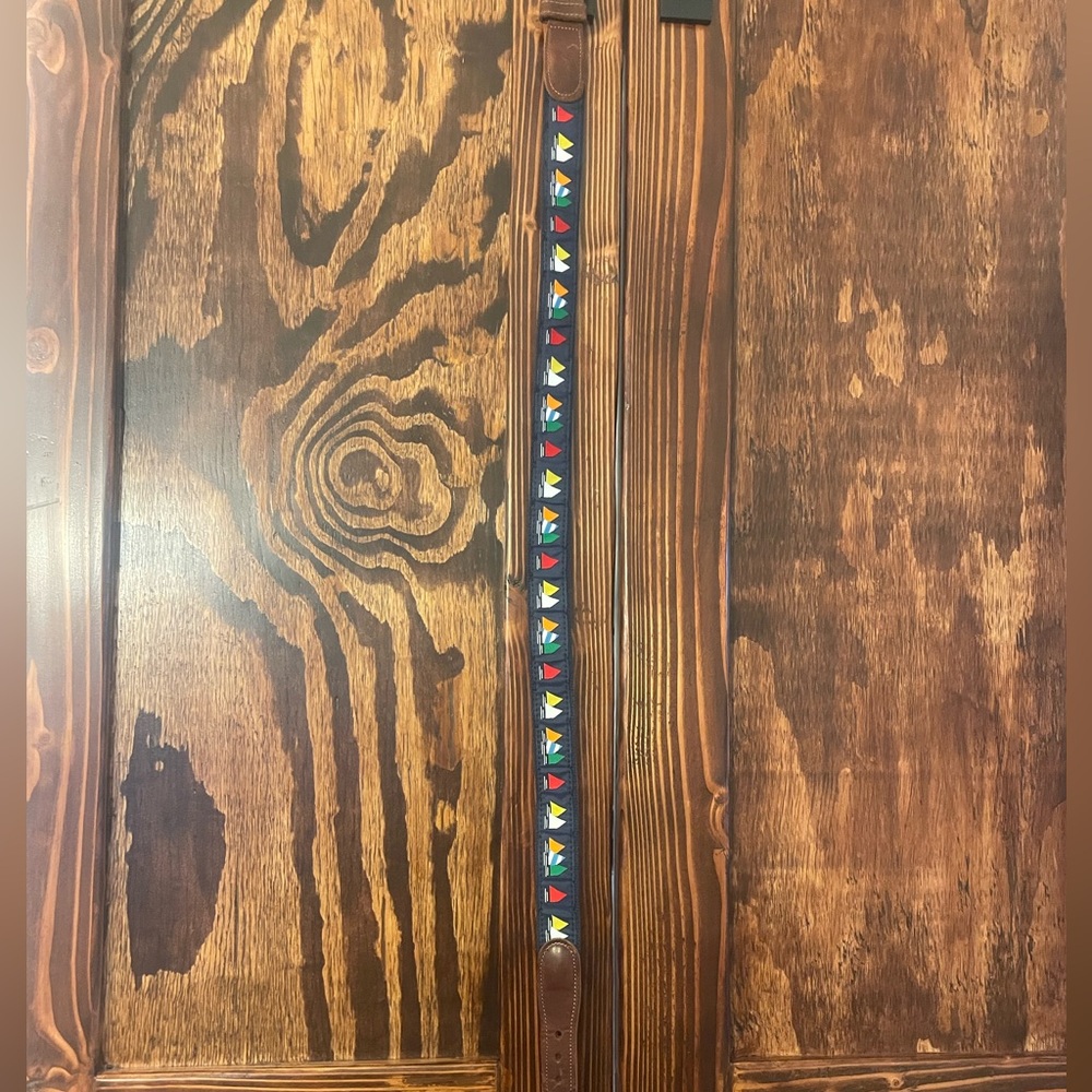 Preston nautical print belt